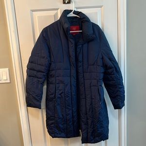 Guess brand, Jacket,  Womens size Large,  Blue color.